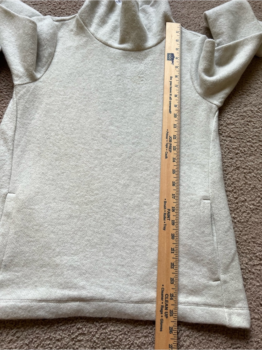 J. Crew Always Women Oatmeal Beige 100% Cotton Roll Neck Turtleneck Sweater M - Picture 8 of 10